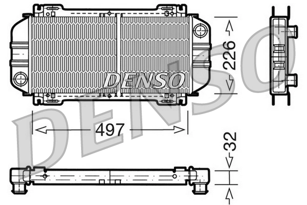 Compre Radiador de esfriamento de motor Ford Fiesta 
