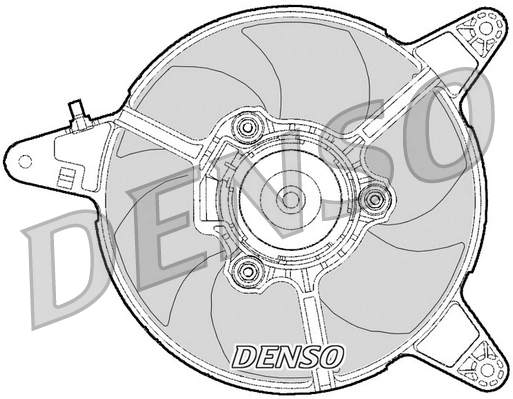 Compre Ventilador elétrico de esfriamento montado (motor + roda de aletas) Fiat Panda 1
