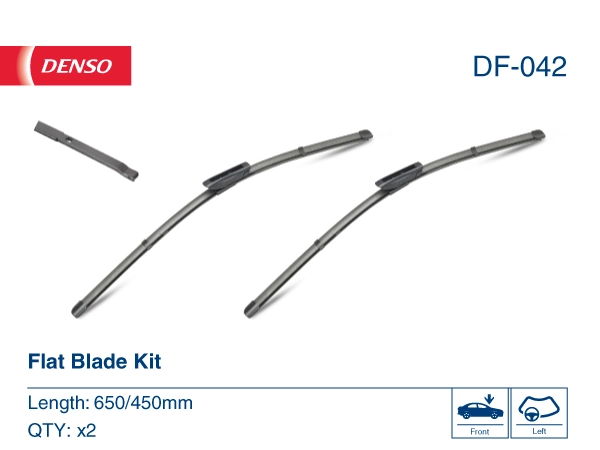 Limpa-pára-brisas do pára-brisas, kit de 2 un. Denso DF042 preço, a partir de 24,92 USD