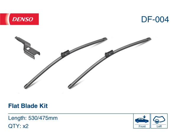 Limpa-pára-brisas do pára-brisas, kit de 2 un. Denso DF004 preço, a partir de 23,78 USD