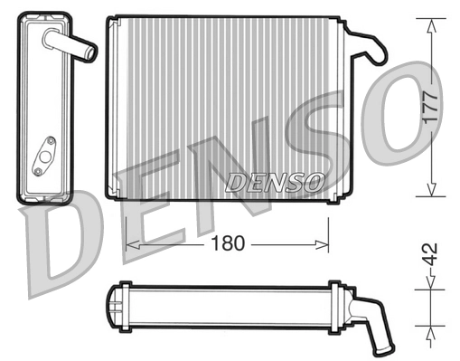 Compre BR054 Magneti Marelli Radiador de forno (de aquecedor)