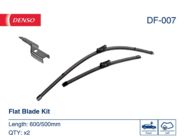 Limpa-pára-brisas do pára-brisas, kit de 2 un. Denso DF007 preço, a partir de 27,69 USD