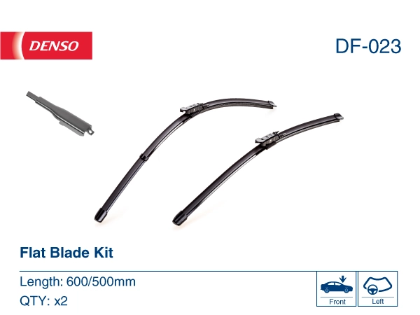 Limpa-pára-brisas do pára-brisas, kit de 2 un. Denso DF023 preço, a partir de 26,03 USD