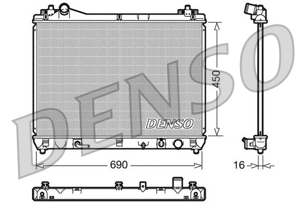 Compre 1770066J10000 Suzuki Radiador de esfriamento de motor