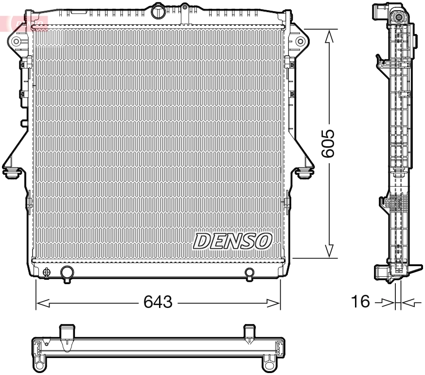 Radiador de esfriamento de motor Polcar 32P1082 preço, a partir de 188,71 USD