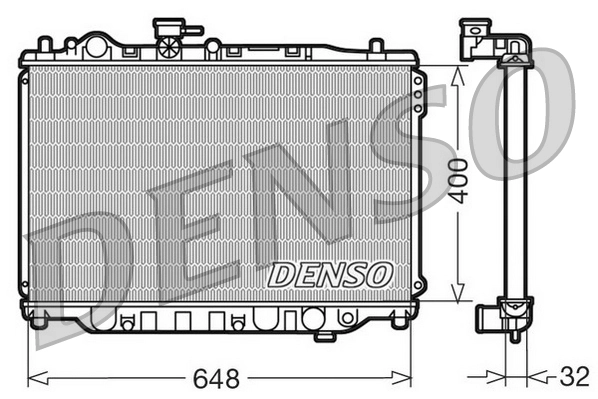 Radiador de esfriamento de motor Mazda F8C715200 preço, a partir de 81,10 USD
