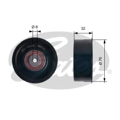 Rolo parasita da correia do mecanismo de distribuição de gás Glober 736117 preço, a partir de 23,17 USD