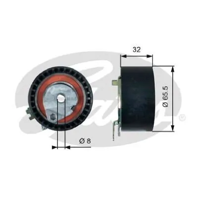 Rolo de reguladora de tensão da correia do mecanismo de distribuição de gás VAG 8200585576 preço, a partir de 37,67 USD