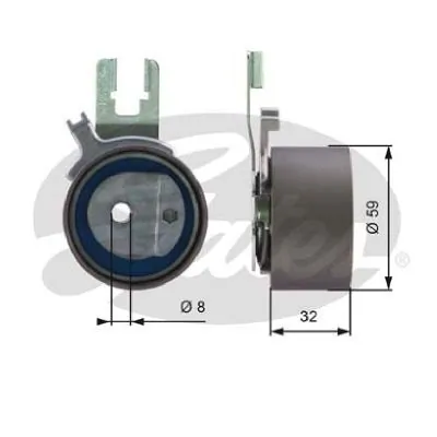  Rolo de reguladora de tensão da correia do mecanismo de distribuição de gás Volvo XC90 SUV (2002 - 2015) 