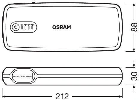 Bateria recarregável (PILHA) Osram OBSL400 preço, a partir de 262,09 USD