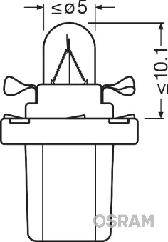 Lâmpada de painel (de painel de dispositivos) 966327 Volvo