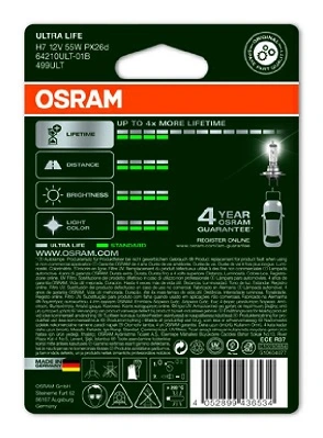 64210ULT01B Osram Lâmpada halógena