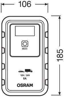 Dispositivo de carregamento para a PILHA Osram OEBCS908 preço, a partir de 116,92 USD