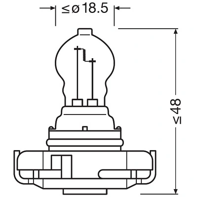 Lâmpada das luzes de nevoeiro Citroen C4 II B7