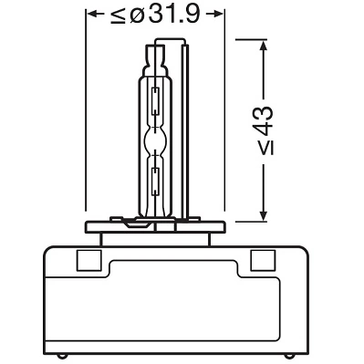 66540 Osram Lâmpada de xénon