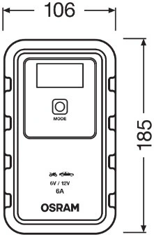 OEBCS906 Osram Dispositivo de carregamento para a PILHA