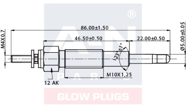 Vela de incandescência Opel Astra H TWINTOP L67