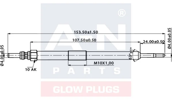 Vela de incandescência para SsangYong Actyon 