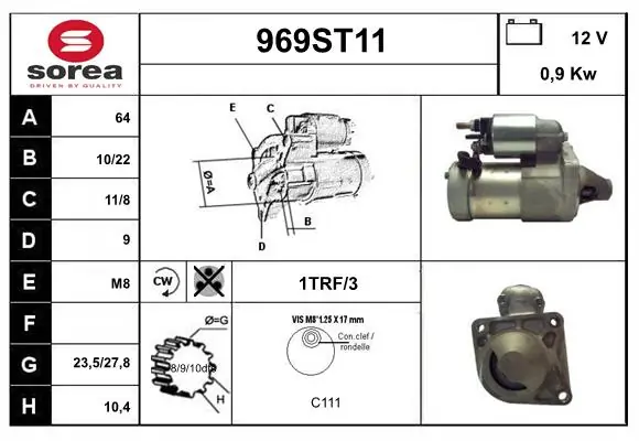 Motor de arranco Fiat Tipo  356 ao melhor preço