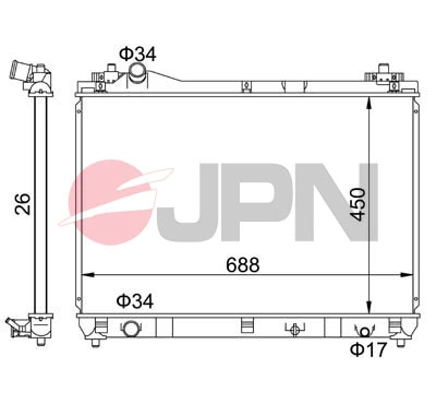 Radiador de esfriamento de motor Suzuki Grand Vitara preço, a partir de 90,53 USD