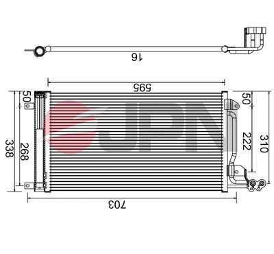 Compre 1618099680 Peugeot/Citroen Radiador de aparelho de ar condicionado