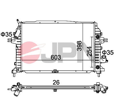 Compre 1300275 General Motors Radiador de esfriamento de motor