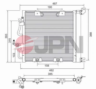 Compre Radiador de aparelho de ar condicionado Opel Astra 