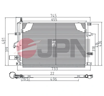 Compre Radiador de aparelho de ar condicionado Volvo S80 1