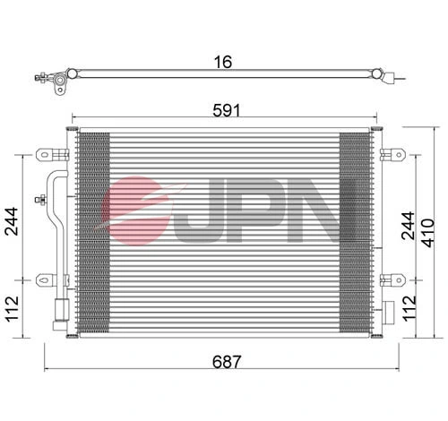 Compre Radiador de aparelho de ar condicionado Audi A4 