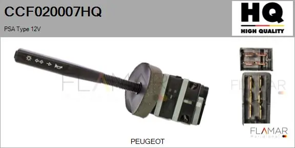Compre 625338 Peugeot/Citroen Comutador esquerdo instalado na coluna da direção