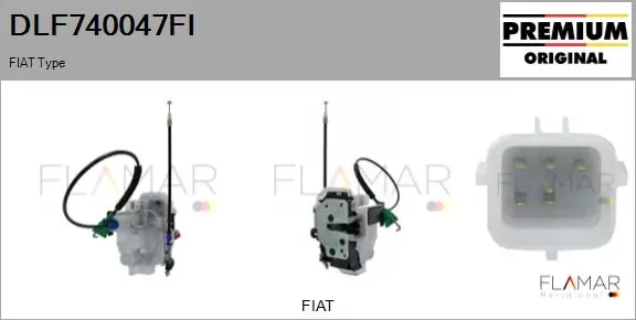 Compre Fecho da porta dianteira esquerda Fiat Fiorino 