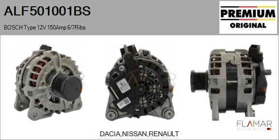Gerador Renault (RVI) F000BL08B4 preço, a partir de 158,34 USD