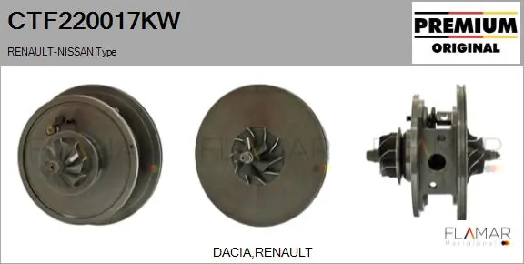 54397100525 Borg-Warner Cartucho de turbina
