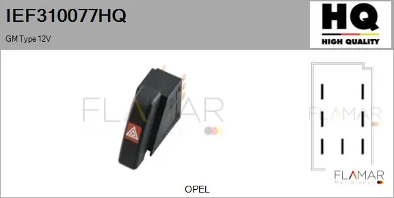 Compre 90316902 Peugeot/Citroen Botão de ativação do sinal de emergência
