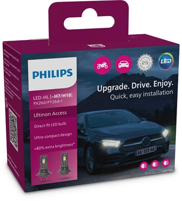 11972U2500CX Philips Lâmpadas das luzes, kit para automóvel