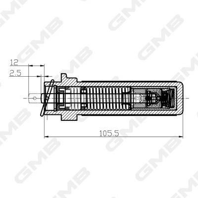  Reguladora de tensão da correia do mecanismo de distribuição de gás Toyota Camry IV sedan (V20) (1996 - 2001) IV