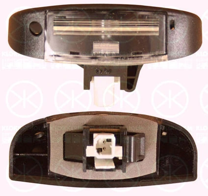 L382100007LED Depo/Loro/Abakus Lanterna da luz de fundo de matrícula traseira