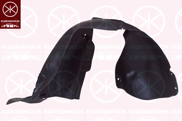 Guarda-barras direito do pára-lama dianteiro para Volkswagen Caddy IV SAB, SAJ