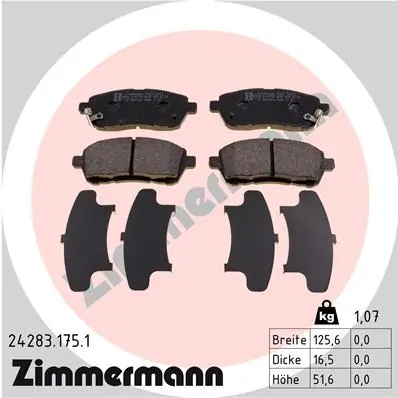  Sapatas do freio dianteiras de disco Suzuki Swift V hatchback (AZ) (2017 - 2026) V