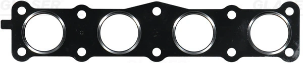  Vedante de tubo coletor de escape Hyundai Sonata VI sedan (YF) (2009 - 2015) VI