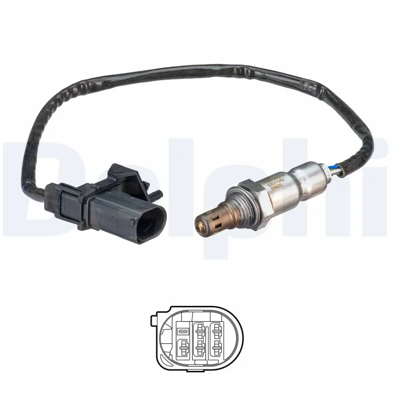 Sonda lambda, sensor de oxigênio até o catalisador Ford 9687160780