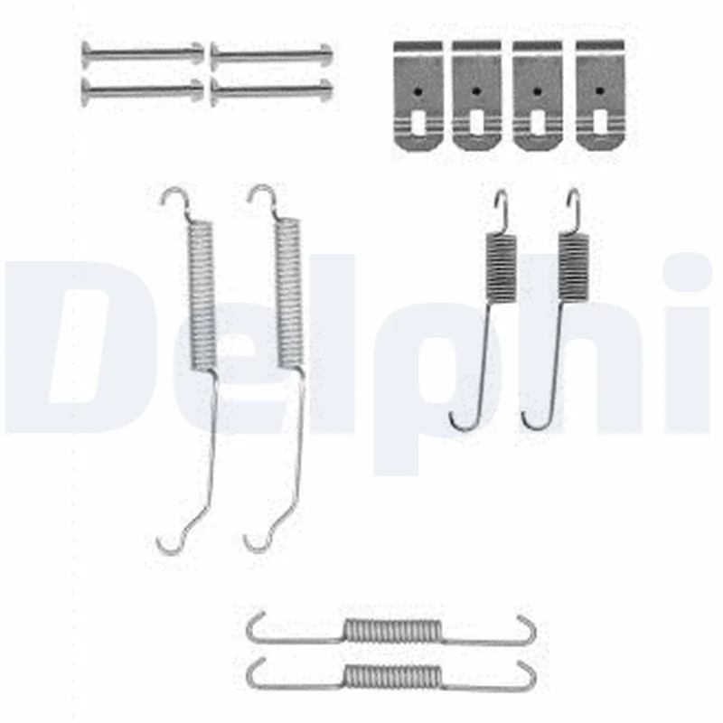  Kit de montagem das sapatas traseiras de tambor Mazda 2 II hatchback (DE) (2007 - 2014) II