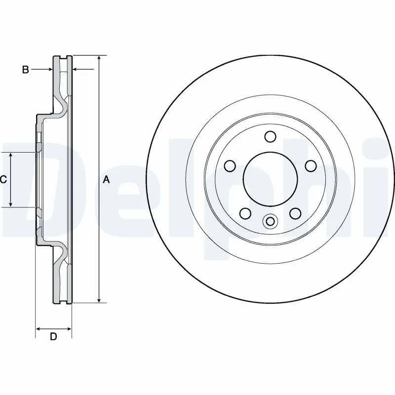 Disco do freio traseiro para Land Rover Discovery L462