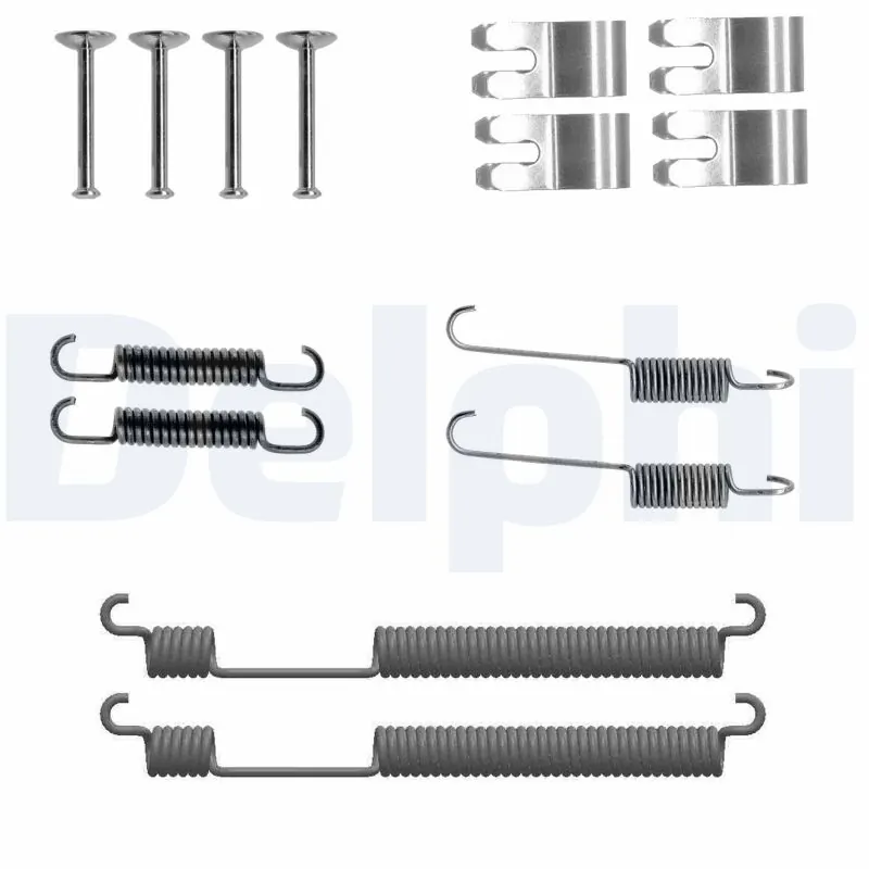 Kit de montagem das sapatas traseiras de tambor para Skoda Rapid NH3, NK3, NK6
