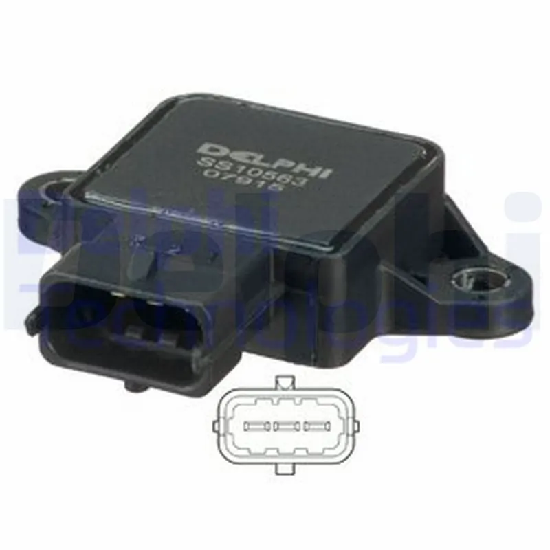 SS1056312B1 Delphi Sensor de posição da válvula de borboleta (potenciômetro)