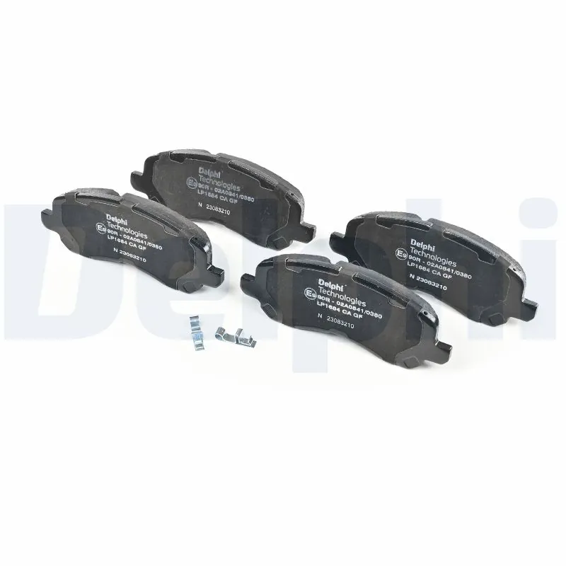 Sapatas do freio dianteiras de disco Delphi LP1684 preço, a partir de 29,36 USD
