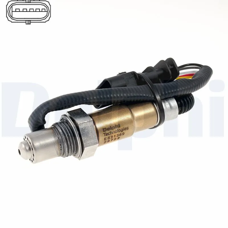 Sonda lambda, sensor de oxigênio até o catalisador Fiat/Alfa/Lancia 9810666880