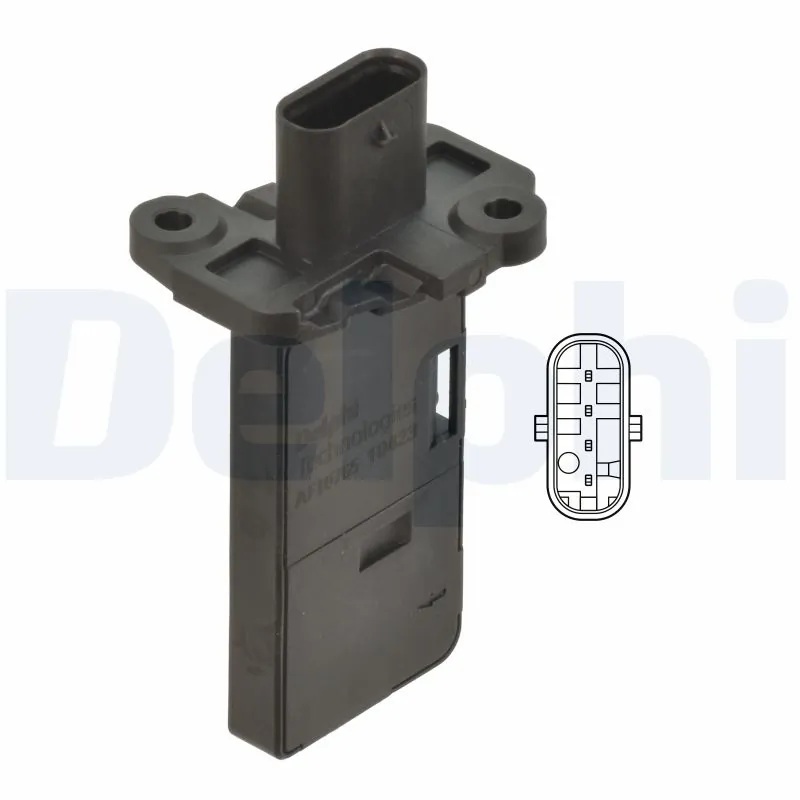Sensor de fluxo (consumo) de ar, medidor de consumo M.A.F. - (Mass Airflow) para Ford S-Max  CDR