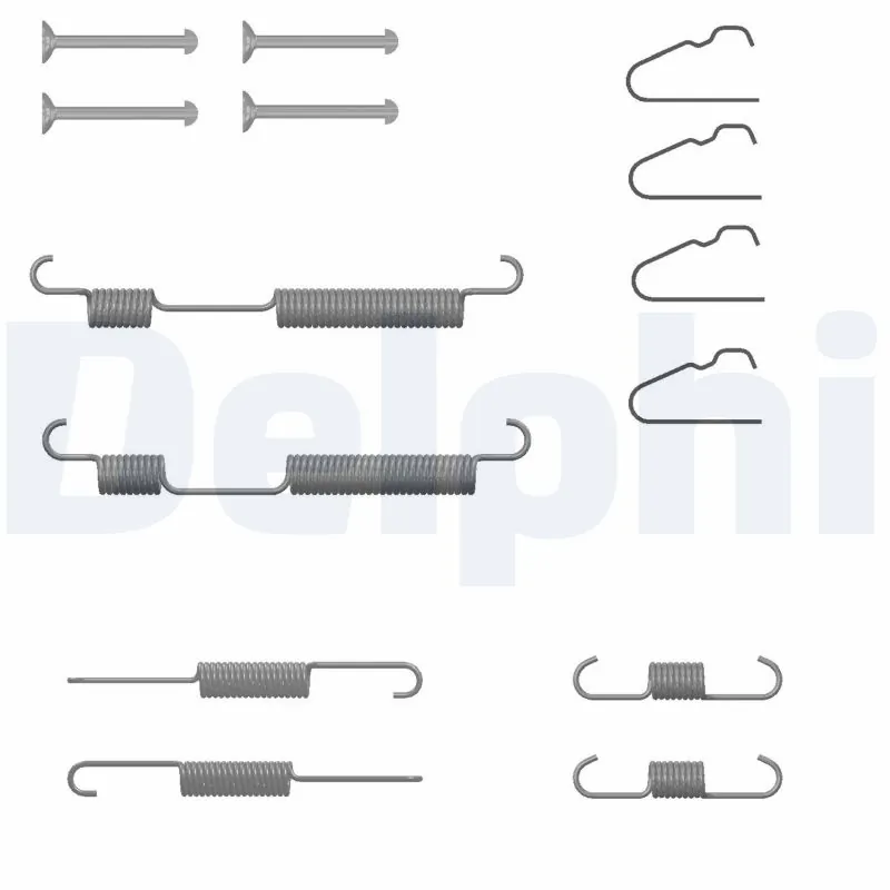 Kit de montagem das sapatas traseiras de tambor para KIA Rio UB