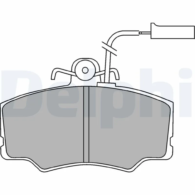  Sapatas do freio dianteiras de disco Alfa Romeo 33 hatchback (907A) (1991 - 1994) 
